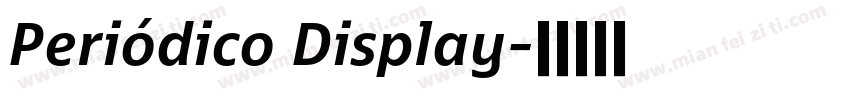 Periódico Display字体转换